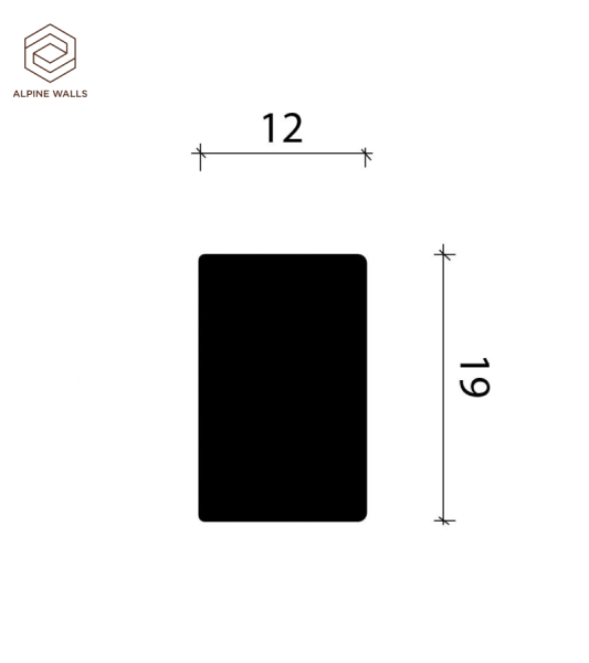 Рейка Alpine Walls LineArt ECO952W